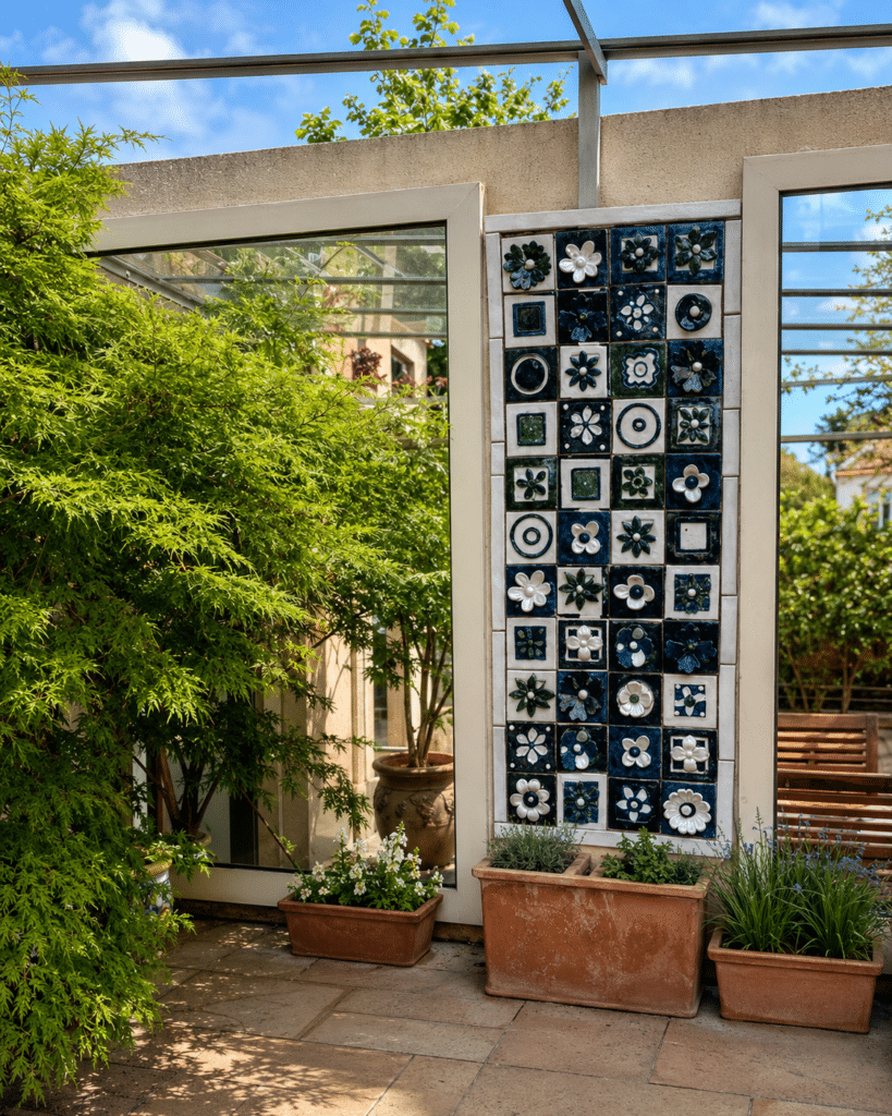 Terasse vesinet, céramique artisanale émaillée de l’atelier du Vésinet